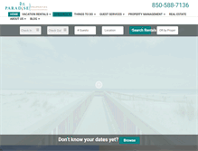 Tablet Screenshot of paradise30a.com